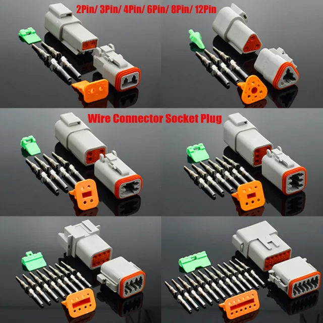 DT06/DT04 Multi-Pin Connector Socket Waterproof Electrical Car Connector Plug IP