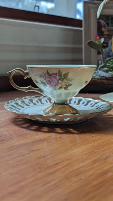 fine bone china tea cup saucer Vintage