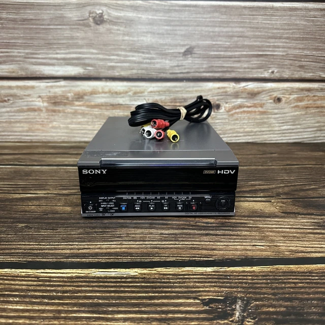 Sony HVR-M15U HDV MiniDV DVCAM Firewire ONLY 20 HRS w/ AV Cable Only Unit #4