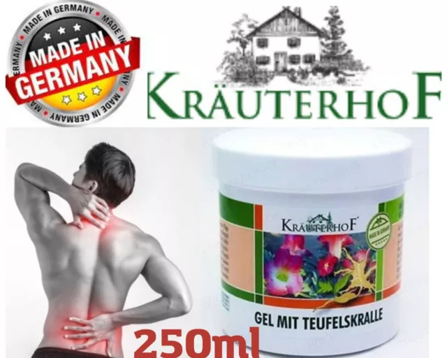 KRAUTERHOF Massage gel with devil's claw and eucalyptus 250ml