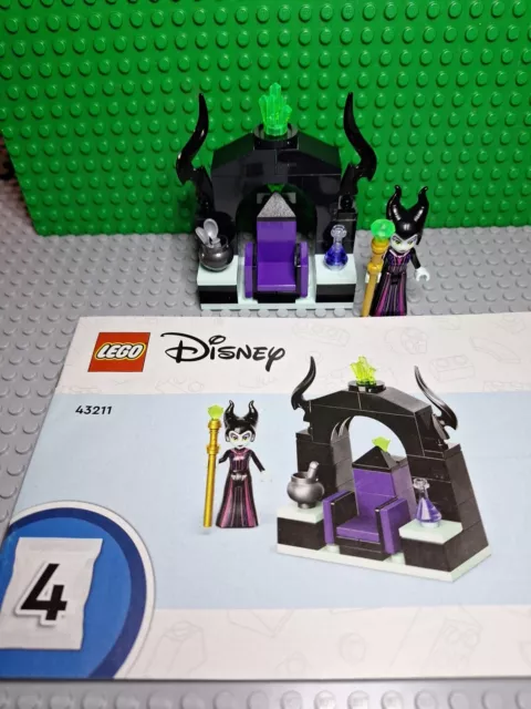 Lego Disney Princess Figur Maleficent mit Thron, Anleitung aus 43211  Neu