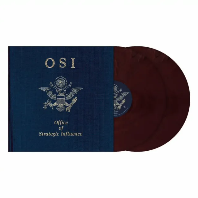 OSI ‎"Office Of Strategic Influence" Gatefold red black marbled vinyl 2LP -2021-