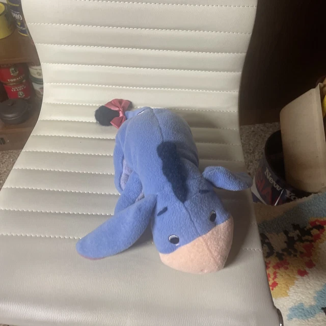 Vintage 2001 Eeyore Baby’s First Fisher Price Rattle Plush Stuffed Animal 10”