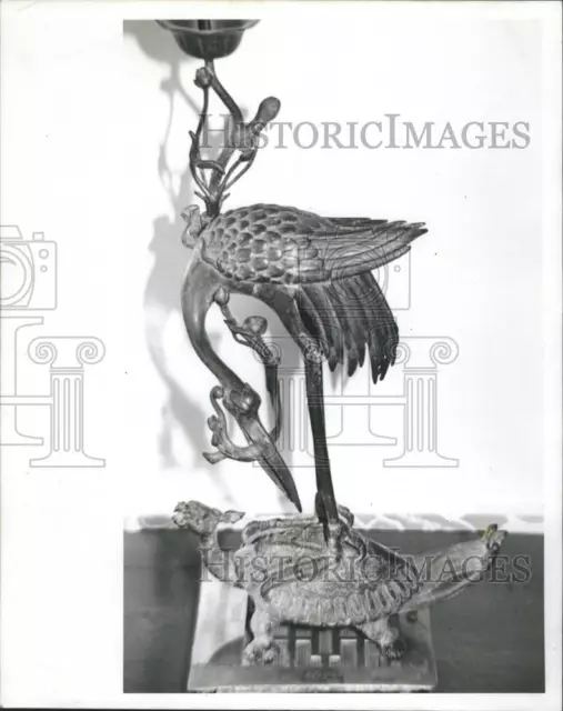 1977 Press Photo A Shoki, an old Chinese bronze image of the late Ming Dynasty