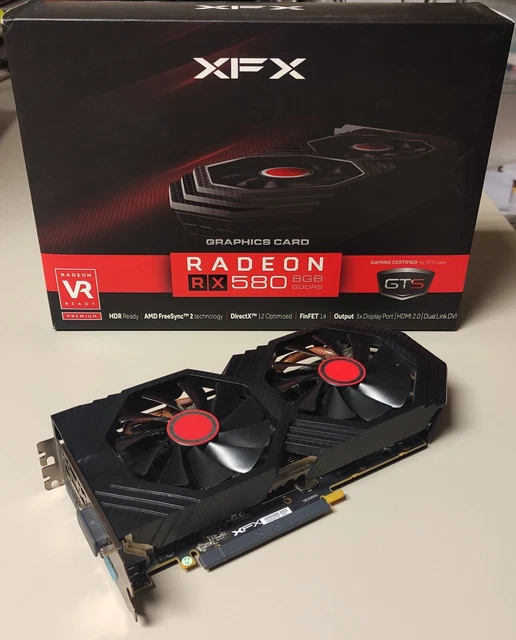 XFX Radeon RX 580 GTS XXX Edition 8GB Scheda Video (RX-580P8DFD6)