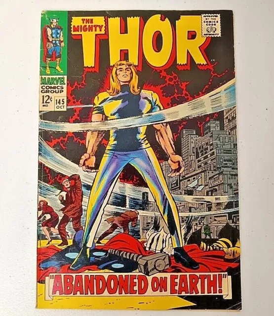 MIGHTY THOR #145 Oct 1967 Marvel Silver Age Jack Kirby Stan Lee KEY ISSUE