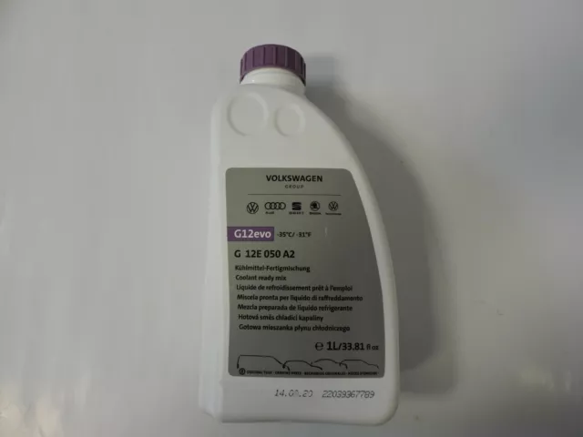 G12E050A2 ANTICONGELANTE G12 Evo Original Group Vw Coolant Ready Mix. EUR  14,00 - PicClick IT