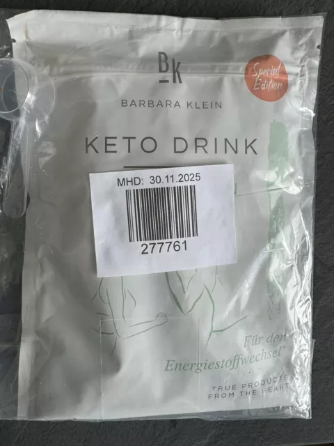 Barbara Klein BK Keto Drink Nutrition 350 Gramm 35 Portionen Neu OVP