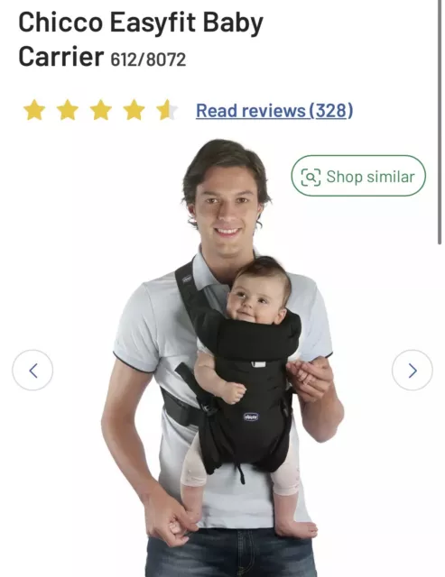 chicco easyfit baby carrier (looks Brand New)