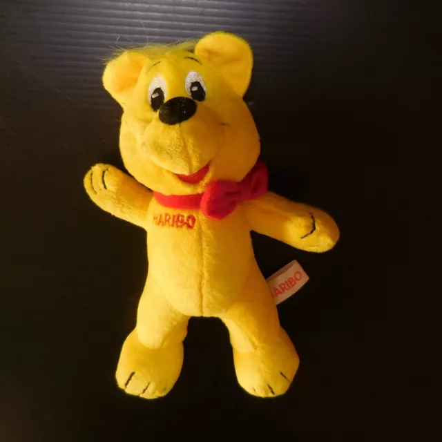 N9596 Haribo confiserie doudou figurine peluche ourson jaune rouge Allemagne