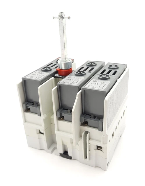 Interruttore Automatico CC in Miniatura, Sezionatore Solare Fotovoltaico 63A con Coperchio Trasparente, Isolatore Scatola Impermeabile per Sistema Fotovoltaico Pannello Solare