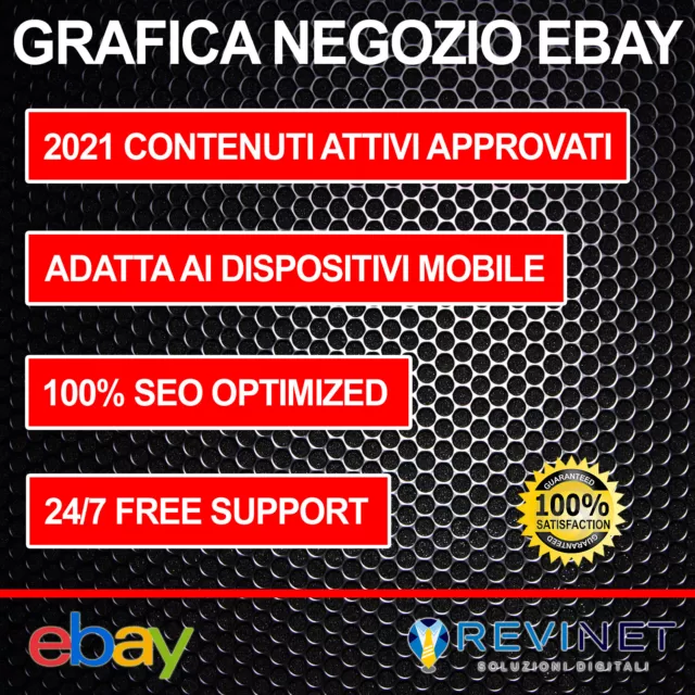 Grafica Personalizzata Negozio Asta Inserzione Ebay 2021 100% Mobile Html Css