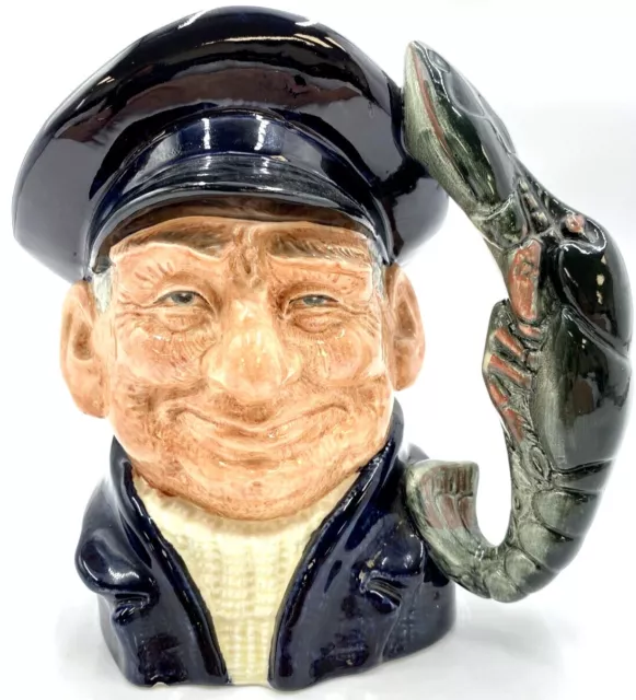 Royal Doulton Large Character Toby Jug Lobster Man D6617/ 8inch