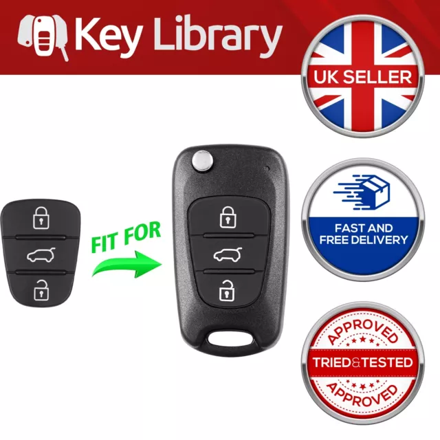KIA Key Fob 3 Button Rubber Pad Insert For Ceed Rio Picanto Sportage Sorento