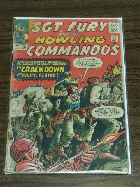 Sgt. Fury And His Howling Commandos #11 G (2.0) October 1964 Marvel Comics*