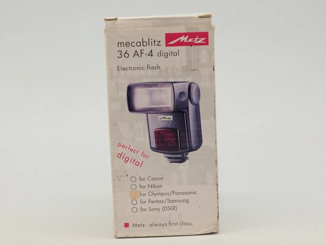 Metz 36 AF 4 Flash Unit for Olympus and Panasonic
