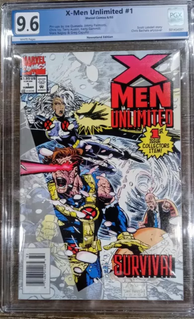 X-Men Unlimited #1 Pgx 9.6 Key Marvel Comic Rare Newsstand Variant Like Cgc Cbcs
