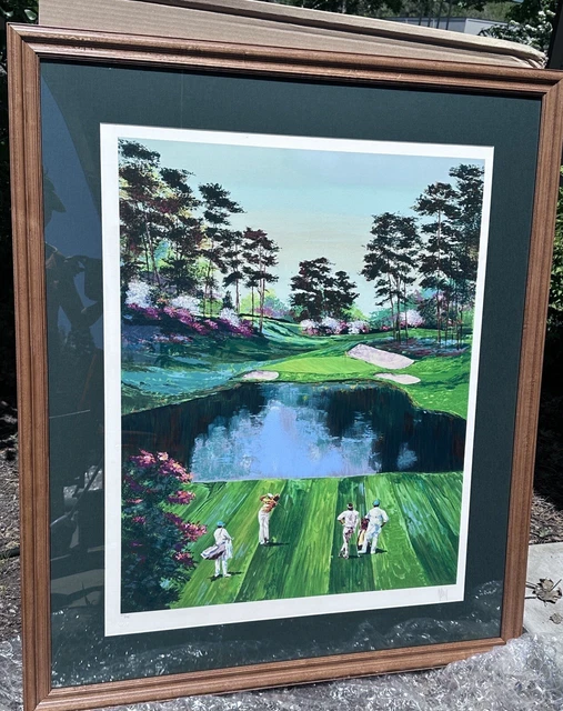 Mark King-Beautiful, "Augusta" Limited Edition Silkscreen with COA numbered Mark King-Beautiful, "Augusta" Limited Edition Silkscreen with COA numbered