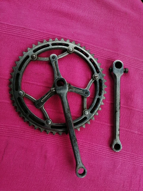 Ancien pédalier DURAX Super Course vélo de collection