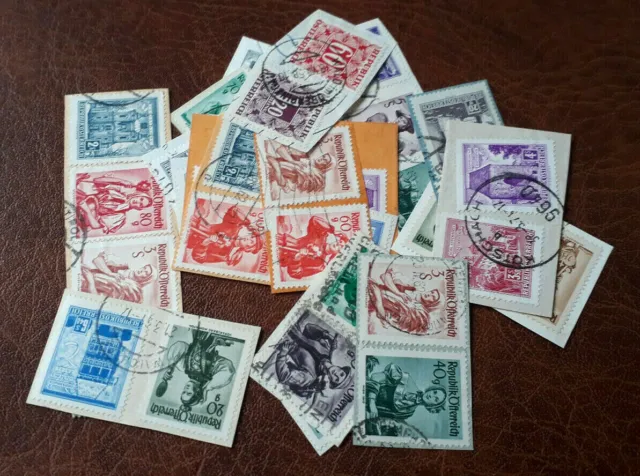 Briefmarken kl. Lot. Österreich