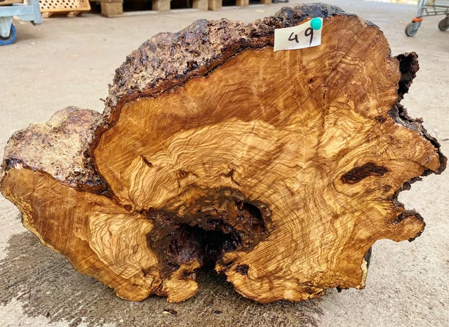 Olivenholz, Olive, Holz zum Basteln, Schnitzen, Drechseln, 13 kg Deko-Objekt