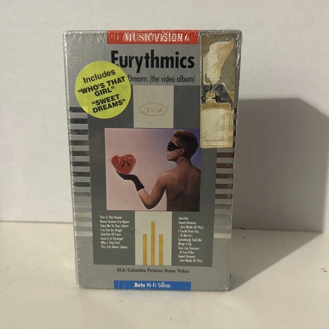Betamax Eurythmics Sweet Dreams BETA Album RCA Musicvision 1985 (NOT VHS) SEALED