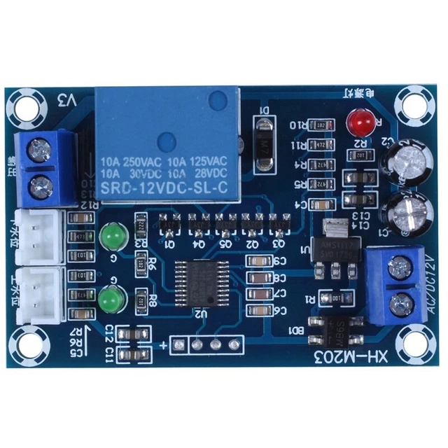 Xh-M203 Full Automatic Water Level Controller Pump Switch Module Ac/Dc 12V RelS6