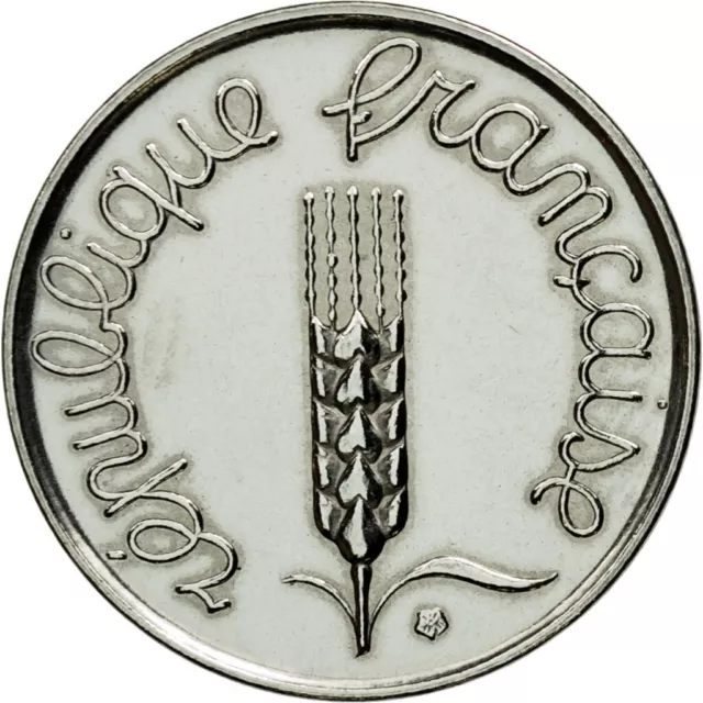 [#493400] Monnaie, France, Épi, 5 Centimes, 1961, Paris, ESSAI, SPL, Chrome-Stee