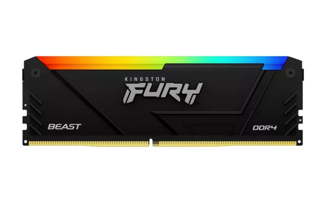 Kingston FURY Beast RGB 16GB 2666MT/s DDR4 CL16 DIMM Computer Memory KF426C16BB2
