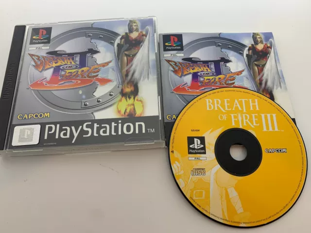 Breath Of Fire 3 - Sony Ps1 PlayStation Game Complete Boxed & Manual UK PAL Vgc