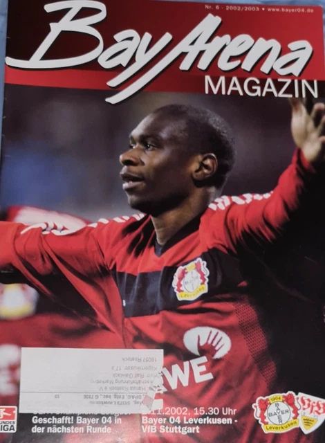 2002/03 1.BUNDESLIGA BAYER 04 Leverkusen VFB Stuttgart EUR 1,00