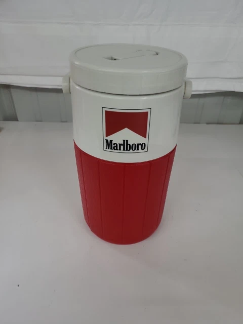 Marlboro Coleman 2 Qt 1/2 Gallon Water Jug Thermos Insulated Cooler Vintage