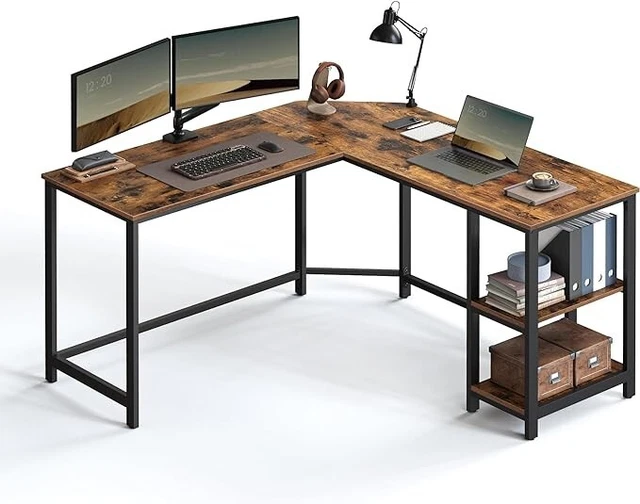VASAGLE COMPUTER DESK, LShaped Corner Desk, Gaming Desk. £59.99
