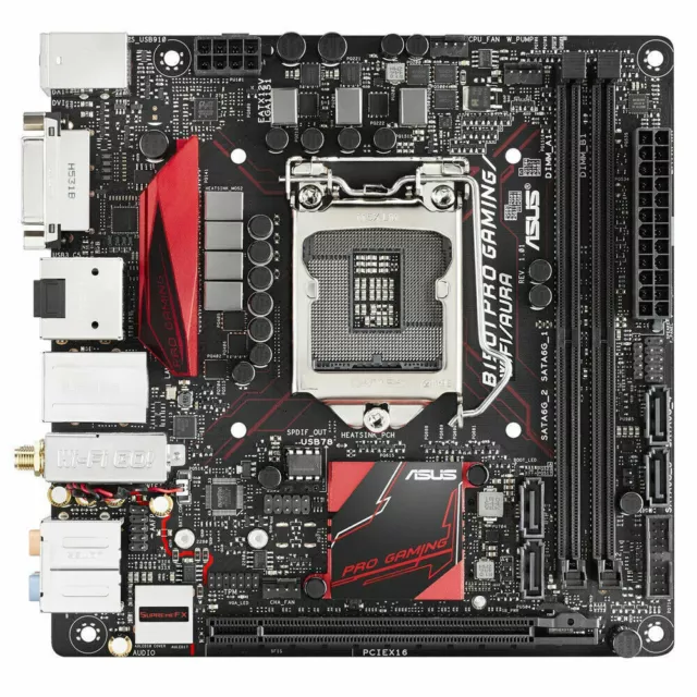 ASUS B150I PRO GAMING/WiFi/AURA Motherboard Intel B150 LGA 1151 DDR4 M.2 m-ITX