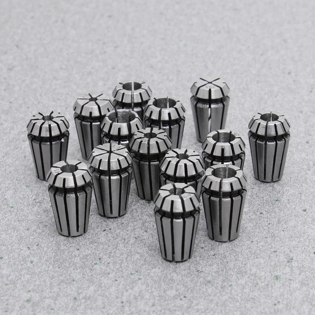 Spring Collet - ER8, ER11, ER20, ER25 - Area di bloccaggio: pinze di serraggio 1-20 mm