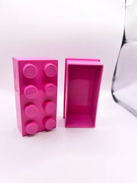 LEGO MINI 8 STORAGE BOX FOR SMALL SNACKS - 9 COLOURS FREE P&P CHECK SIZE  PLEASE