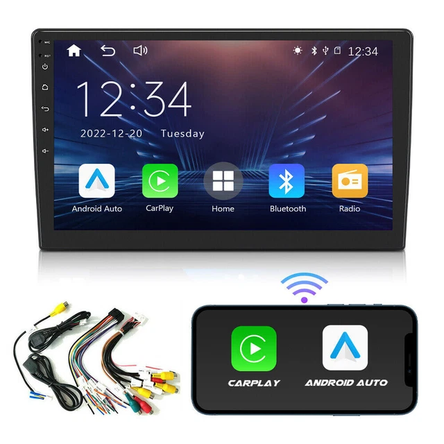 10.1" Android 12 Car Stereo Radio Carplay GPS Navi WiFi Double 2DIN Touch Screen