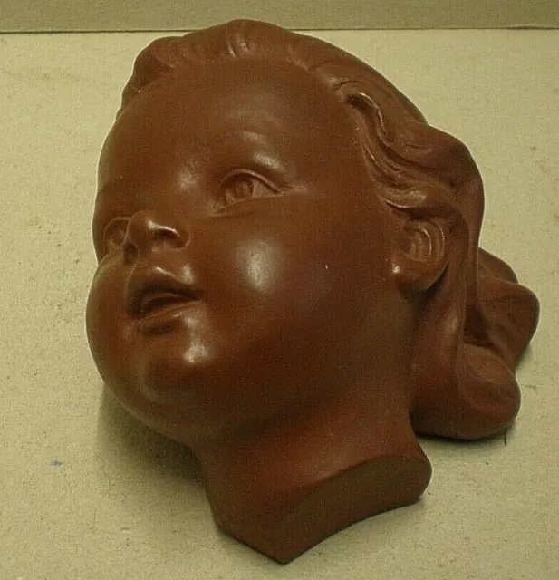 Vintage Goebel Terracotta Young Girl Face Mask FX 206/8 1957 (GR)