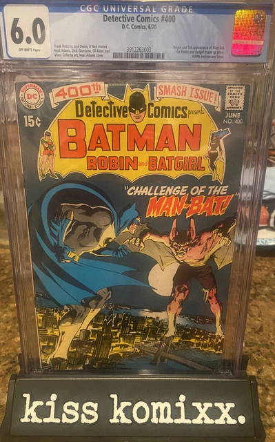 Detective Comics #400 CGC 6.0 Origin & 1st app of Man-Bat Neal Adams Batman