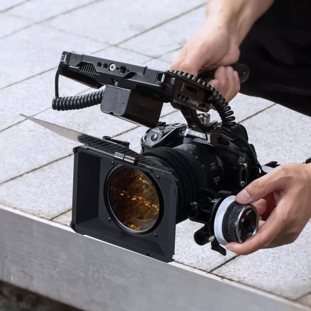 SmallRig Mini Follow Focus 3010+Mini Matte Box 3575 for Mirrorless DSLR Camera