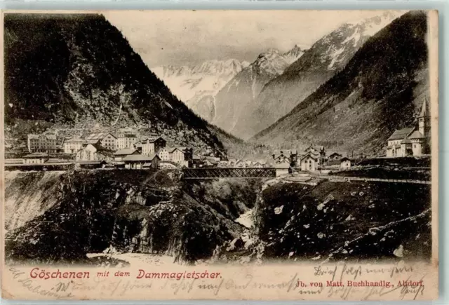 10306890 - Goeschenen Dammagletscher                              1901