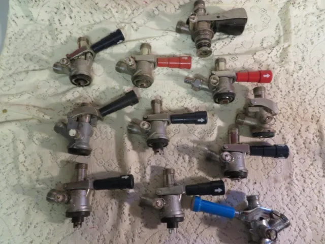 11 Micro Matic Keg Draft Kegger Beer Bar Man Cave Coupler Used Nice Untested