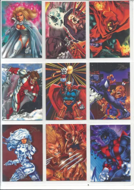 1994 Flair Marvel Annual Universe Trading Card Comics Singles U Pick Power Blast 9