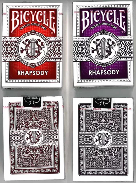 Bicycle rhapsody playing cards 2025