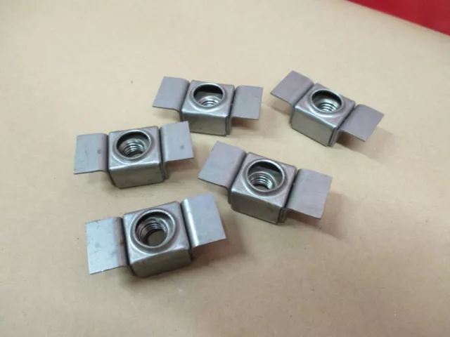 90955A121 1/2"-13 Floating Cage Nut Plain Steel 5 Per Lot 2-1/4" Long Base New