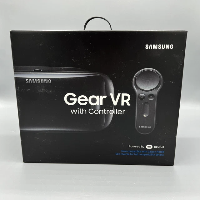 Samsung Gear VR SM-R325 W/ Controller Black Headset Goggles Virtual Reality T14