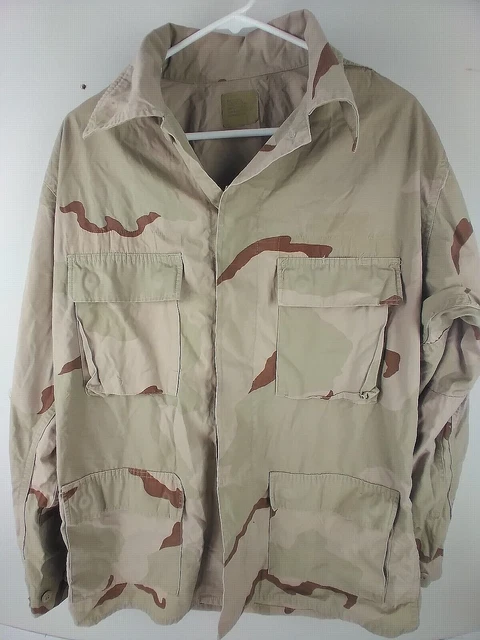 US Military Desert Camo Shirt Coat Issued Medium Long Combat 8415-01-327-530