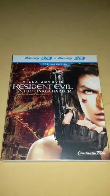 Resident Evil The Final Chapter 3D + 2D Premium Edition Blu-Ray