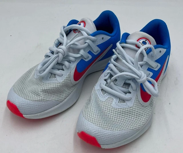 NIKE DOWNSHIFTER 9 Heat Check GS CD8137 400 Grey Blue Red Youth
