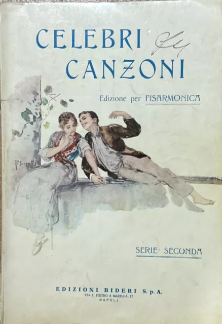 Libro “CELEBRI CANZONI” Edizione per FISARMONICA- Serie Seconda- BIDERI SPA